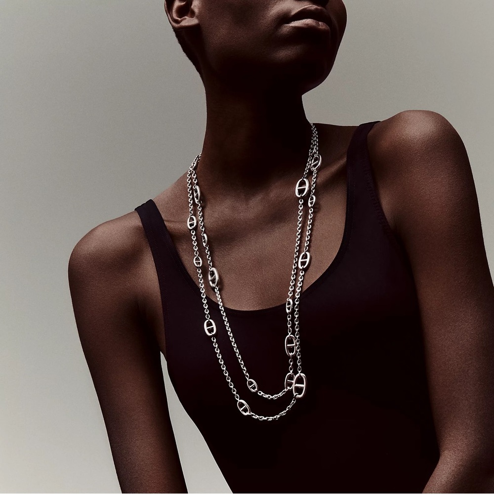 Hermes Farandole long necklace 160